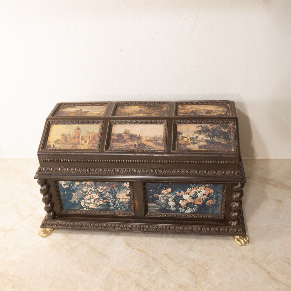 Merle Norman Vintage 1976 Working Music Box Jewelry Cosmetics
